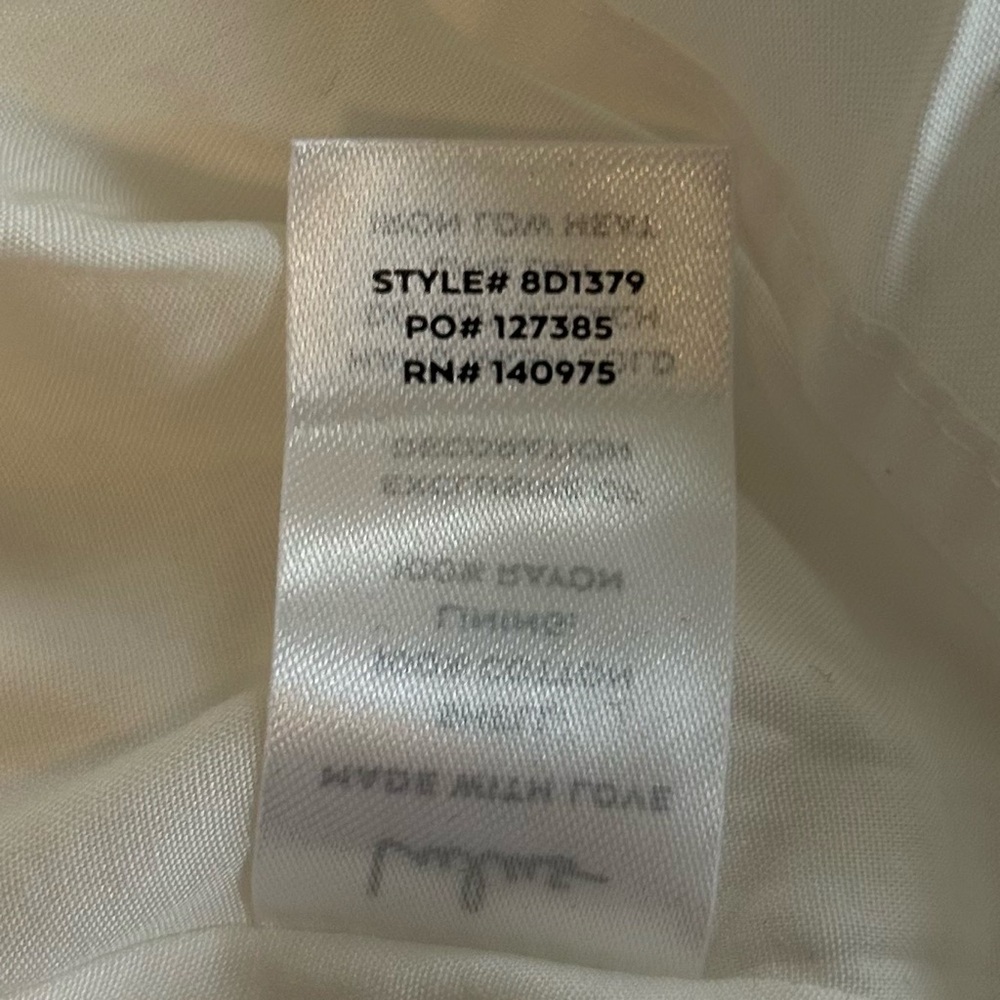 LULUS Chasing Summer White Swiss Dot‎ Tie-Back Maxi Dress SZ Small White NEW - Picture 9 of 10